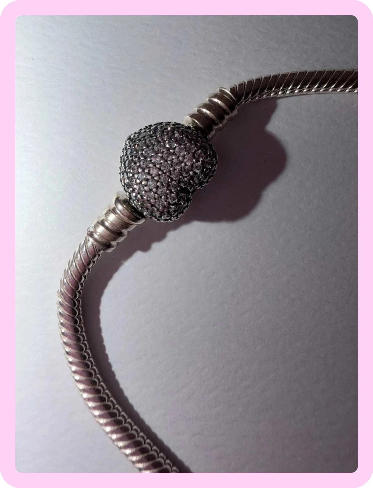 Pandora charms bracelet 21 cm never used with invoice – photo 5